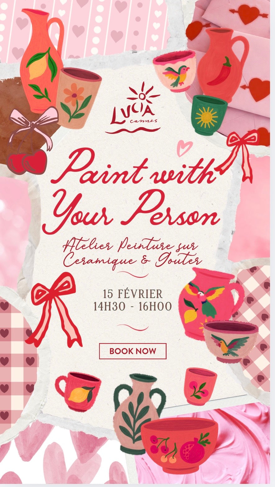 Maison ALONI x LUCIA Atelier de peinture sur céramique au bord de l'eau le 15.02