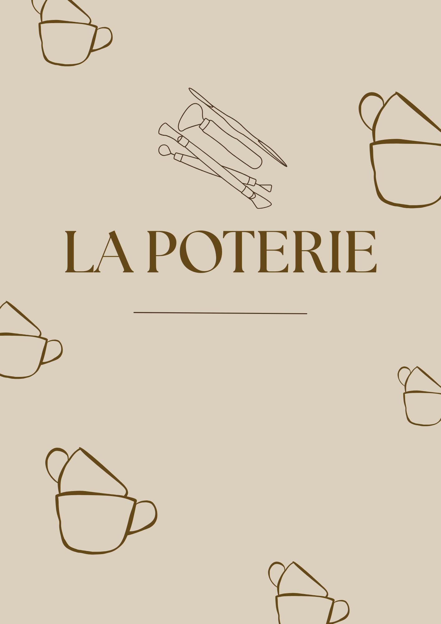 La Poterie - Modelage 50€ (15€ d'acompte)